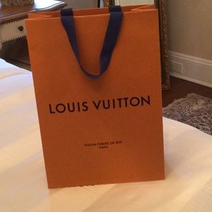 LOUIS VUITTON ORANGE SHOPPING BAG